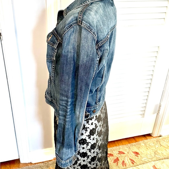 Gap 1969 Trucker Blue Jean Jacket Sz M - Picture 6 of 8